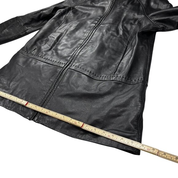 Wilsons Leather Womens Black Jacket With Thinsulate Insulation M Size - Picture 6 of 10